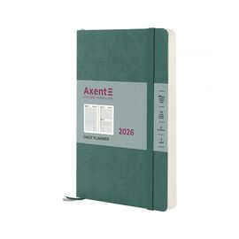 Еженедельник Axent датированный 2026 Partner Soft Skin, 145х210, серо-лазурный (8810-26-48-A)