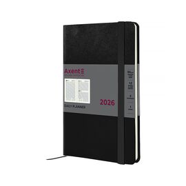 Еженедельник Axent датированный 2026 Partner Strong, 145х210, черный (8819-26-01-A)