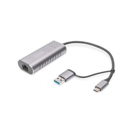 Переходник USB-C + USB 3.0 to RJ45 2500Mbps Ethernet Digitus (DN-3028)