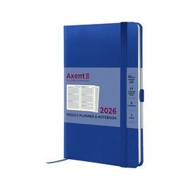 Еженедельник Axent датированный 2026 Partner Strong 125х195, классический синий (8505-26-38-A)