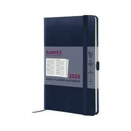 Еженедельник Axent датированный 2026 Partner Strong 125х195, синий (8505-26-02-A)