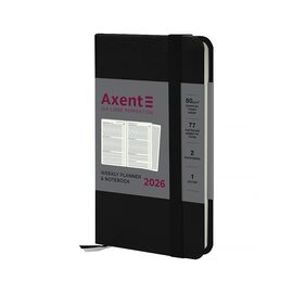 Еженедельник Axent датированный 2026 Pocket Strong 90х150, черный (8508-26-01-A)