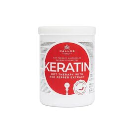 Маска для волосся Kallos Cosmetics Keratin Hot Therapy Hair Wrap With Keratin And Paprika Extract 1000 мл (5998889518400)