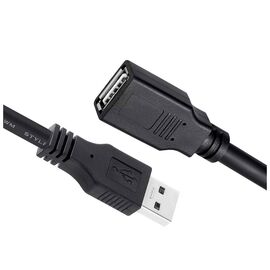 Дата кабель USB 2.0 AM/AF 1.8m black ColorWay (CW-CBUF076-BK)