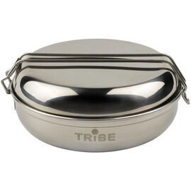Набір туристичного посуду Tribe Single Set сталевий (T-FG-0009-metal)