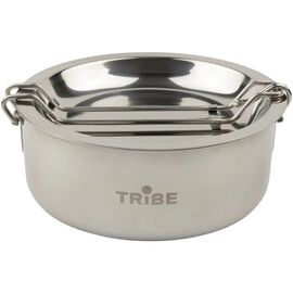 Набір туристичного посуду Tribe Tourist Set 1,2 л сталевий (T-FG-0008-metal)