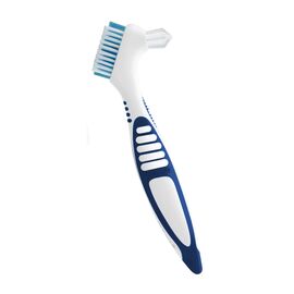Зубная щетка Paro Swiss clinic denture brush для зубных протезов синяя (7610458009208-dark-blue)