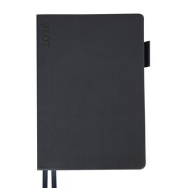 Еженедельник Leo planner А5 датирован 2026 "Binario", мягкий, темно-синий, 368 страниц (252639)