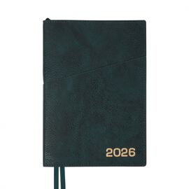 Еженедельник Leo planner А5 датированный 2026 "Credo", интегральный, изумрудный, 368 страниц (252646)