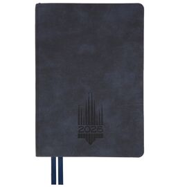 Еженедельник Leo planner А5 датирован 2026 "Leader", мягкий, синий, 368 страниц (252689)