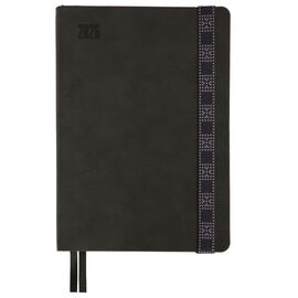 Еженедельник Leo planner А5 датированный 2026 «Voyage», мягкий, графитовый, 368 страниц (252695)