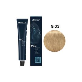 Краска для волос Indola Permanent Caring Color 9.03 – Очень светлый натуральный блонд золотистый (4045787930108)
