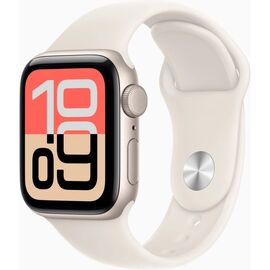 Смарт-часы Apple Watch SE 3 GPS 40mm Starlight Aluminium Case with Starlight Sport Band - S/M (MEH34RK/A)