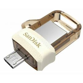 USB флеш накопичувач SanDisk 64GB Ultra Dual Drive m3.0 White-Gold USB 3.0/OTG (SDDD3-064G-G46GW)