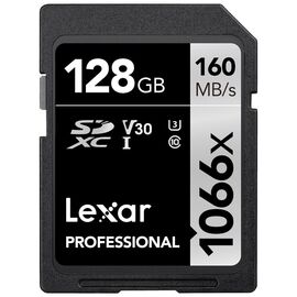 Карта пам'яті Lexar 128GB SDXC class 10 UHS-II V30 U3 1066x (LSD1066128G-BNNNG)