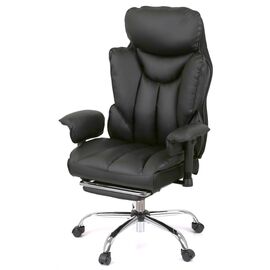 Офисное кресло Аклас Бамбетель RL 10093H Черный (PU Black) (00158595)