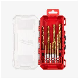 Набор сверл Milwaukee по металлу PACKOUT RedHEX HSS-G TiN, 10шт (4932493865)