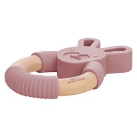 Прорізувач FreeON силіконовий зайчик, рожевий (49485)