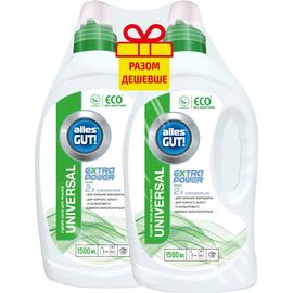 Гель для стирки Alles GUT! Eco Universal Extra Power 2 х 1.5 л (4820189880646)