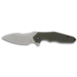 Нож Hightron Mini Ventura, D2, G10, зелений, сталевий stonewash клинок (HK05GRNS)