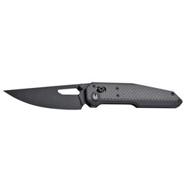 Нож Hightron Sharplyn, 14C28N, G10 + CF, чорний, чорний клинок (HK01BLK)