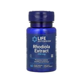 Витаминно-минеральный комплекс Life Extension Родиола, 250 мг, Rhodiola Extract, 60 вегетарианских капсул (LEX-88906)