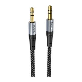 Кабель мультимедийный 3.5mm M to 3.5mm M 1.0m Black HOCO (6942007608800)
