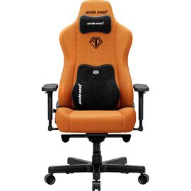 Кресло игровое Anda Seat Kaiser 3E Fabric XL Orange (AD23YC-XL-09-O-CF-O01)
