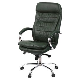 Офисное кресло Аклас Валенсия MB XY-7340 Зеленый (Кожа Lux LC-green) (00161485)