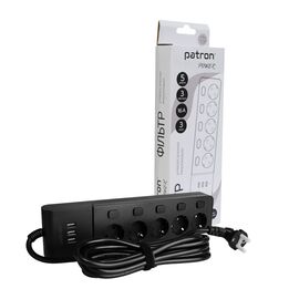 Сетевой фильтр питания Patron SP-1653-USB
