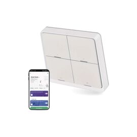 Розумний вимикач EMOS H5013 4 buttons ZigBee 3.0 White (H5013)