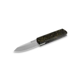 Ніж Maserin Silver, Elmax, fat carbon, чорно-золотистий (410/G)