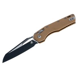 Нож Microtech MSI SE, fluted black, G10, tan (210-1FLGTTA)