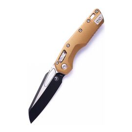 Нож Microtech MSI SE, fluted black, алюміній, tan (210-1FLTA)