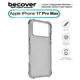 Чехол для мобильного телефона BeCover Anti-Shock Apple iPhone 17 Pro Max Grey (713800)