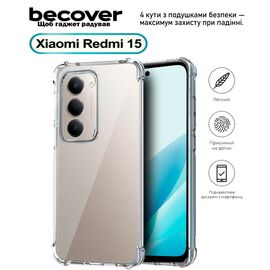 Чехол для мобильного телефона BeCover Anti-Shock Xiaomi Redmi 15 Clear (713811)