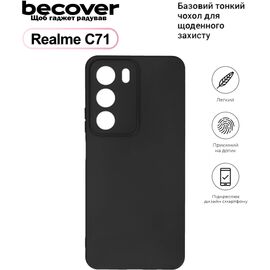 Чехол для мобильного телефона BeCover Silicone Realme C71 Black (713779)