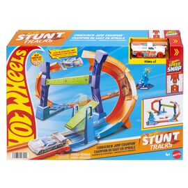 Автотрек Hot Wheels Stunt tracks Чемпион невероятных прыжков (JFH36)