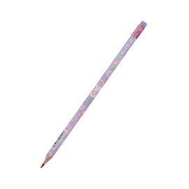 Карандаш графитный Kite Rainbow Catcorn круглый, с резинкой, НВ (K24-056-2)