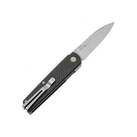 Нож SRM Qrick, Sandvik 14C28N, G10 + carbon fiber, чорний (408L-KB)