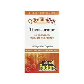 Травы Natural Factors Экстракт куркумина, теракурмин, 30 мг, CurcuminRich, Theracurmin, 30 (NFS-04542)