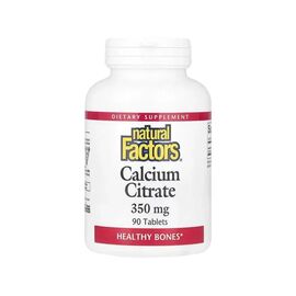 Минералы Natural Factors Кальций цитрат, 350 мг, Calcium Citrate, 90 таблеток (NFS-01611)