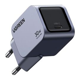 Зарядное устройство Ugreen USB-C PD30W GaN X703 gray (35006)