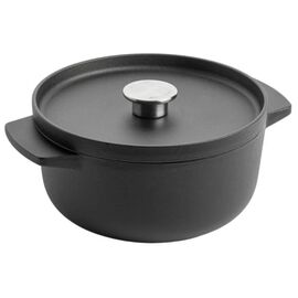 Кастрюля KitchenAid Matte Oven-to-table, чавунна з кришкою 3,3 л, чорна (CC004899-001)