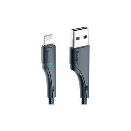 Дата кабель USB 2.0 AM to Lightning 3.0m 2.4A black Essager (EXCL-LSC01)
