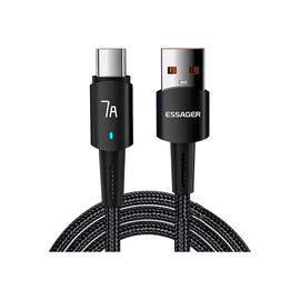 Дата кабель USB 2.0 AM to USB-C 1.0m 100W black Essager (EXC7A-CG01-P)