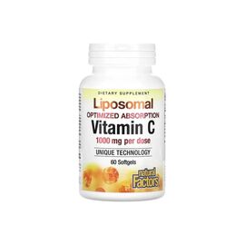 Витаминно-минеральный комплекс Natural Factors Витамин С липосомальный, 1000 мг, Liposomal Vitamin C, 60 гелевых к (NFS-01323)