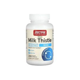 Витаминно-минеральный комплекс Jarrow Formulas Экстракт расторопши, 150 мг, Vegan Milk Thistle, 200 вегетериански (JRW-14029)