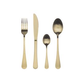 Набор столовых приборов Bergner Munich champagne matt, 24 предмета (BG-5139-CH)