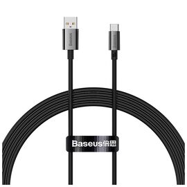 Дата кабель USB 2.0 AM to USB-C 1.5m 100W black Baseus (P10320102114-01)